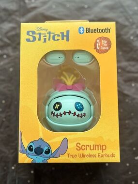 Disney Scrump Mint Green Flip-Face True Wireless Bluetooth Earbuds NIB